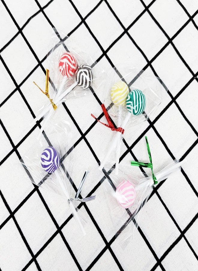 XLSFPY 100PCS Cellophane Bags 3x5 inches, Clear Treat Bags with 4’’ Twist Ties, Plastic Cello Bags - 1.4 mils Thick OPP Rice Crispy Bags for Gift Goodie Favor Candy Cake Pop Birthday Party Cookies (3’’ x 5’’) - Image 4